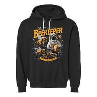 Beekeeper If I Run You Run Apiculture Bee Keeper Beekeeping Bee Lovers Honeybees Garment-Dyed Fleece Hoodie