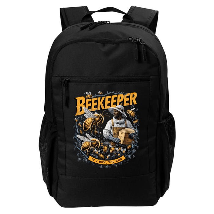 Beekeeper If I Run You Run Apiculture Bee Keeper Beekeeping Bee Lovers Honeybees Backpack