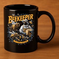 Beekeeper If I Run You Run Apiculture Bee Keeper Beekeeping Bee Lovers Honeybees 11oz C Handle Ceramic Mug
