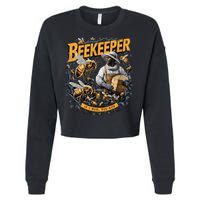 Beekeeper If I Run You Run Apiculture Bee Keeper Beekeeping Bee Lovers Honeybees Cropped Pullover Crew