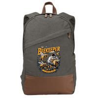Beekeeper If I Run You Run Apiculture Bee Keeper Beekeeping Bee Lovers Honeybees Cotton Canvas Backpack