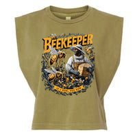 Beekeeper If I Run You Run Apiculture Bee Keeper Beekeeping Bee Lovers Honeybees Garment-Dyed Women's Muscle Tee