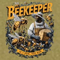 Beekeeper If I Run You Run Apiculture Bee Keeper Beekeeping Bee Lovers Honeybees Garment-Dyed Women's Muscle Tee