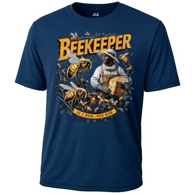 Beekeeper If I Run You Run Apiculture Bee Keeper Beekeeping Bee Lovers Honeybees Performance Shirt