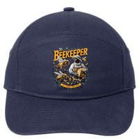 Beekeeper If I Run You Run Apiculture Bee Keeper Beekeeping Bee Lovers Honeybees 7-Panel Snapback Hat