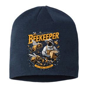 Beekeeper If I Run You Run Apiculture Bee Keeper Beekeeping Bee Lovers Honeybees Sustainable Beanie