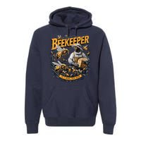 Beekeeper If I Run You Run Apiculture Bee Keeper Beekeeping Bee Lovers Honeybees Premium Hoodie