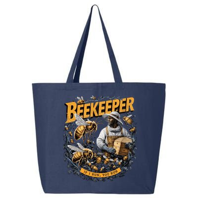 Beekeeper If I Run You Run Apiculture Bee Keeper Beekeeping Bee Lovers Honeybees 25L Jumbo Tote