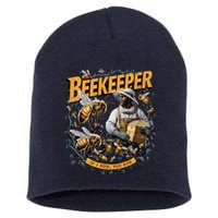 Beekeeper If I Run You Run Apiculture Bee Keeper Beekeeping Bee Lovers Honeybees Short Acrylic Beanie