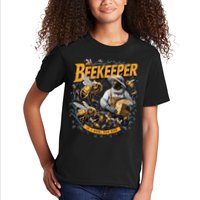 Beekeeper If I Run You Run Apiculture Bee Keeper Beekeeping Bee Lovers Honeybees Kids T-Shirt