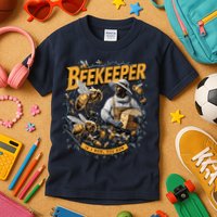 Beekeeper If I Run You Run Apiculture Bee Keeper Beekeeping Bee Lovers Honeybees Kids T-Shirt