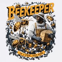 Beekeeper If I Run You Run Apiculture Bee Keeper Beekeeping Bee Lovers Honeybees Garment-Dyed Sweatshirt