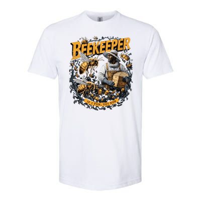 Beekeeper If I Run You Run Apiculture Bee Keeper Beekeeping Bee Lovers Honeybees Softstyle CVC T-Shirt