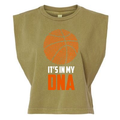 Basketball It's In My DNA - Sports Tee Garment-Dyed Women's Muscle Tee