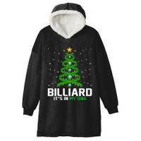 Billiard ItS In My Dna Xmas Tree Decorations Merry Christma Long Sleeve Hooded Wearable Blanket