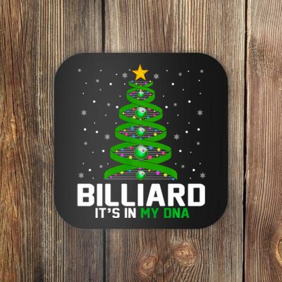 Billiard ItS In My Dna Xmas Tree Decorations Merry Christma Long Sleeve Coaster