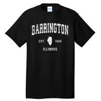 Barrington Illinois Il Vintage Athletic Sports Tall T-Shirt