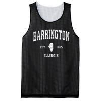 Barrington Illinois Il Vintage Athletic Sports Mesh Reversible Basketball Jersey Tank