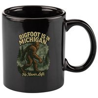 Bigfoot Is In Michigan 11oz C Handle Ceramic Mug