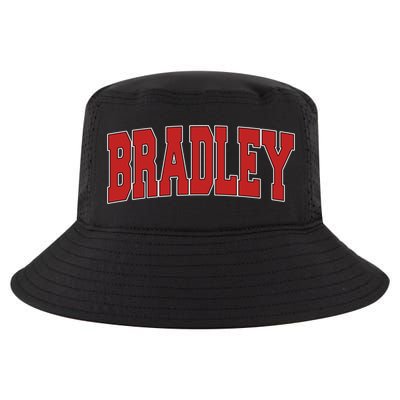 Bradley Il Illinois Varsity Style Usa Vintage Sports Cute Gift Cool Comfort Performance Bucket Hat