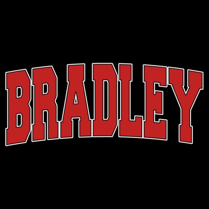 Bradley Il Illinois Varsity Style Usa Vintage Sports Cute Gift Backpack