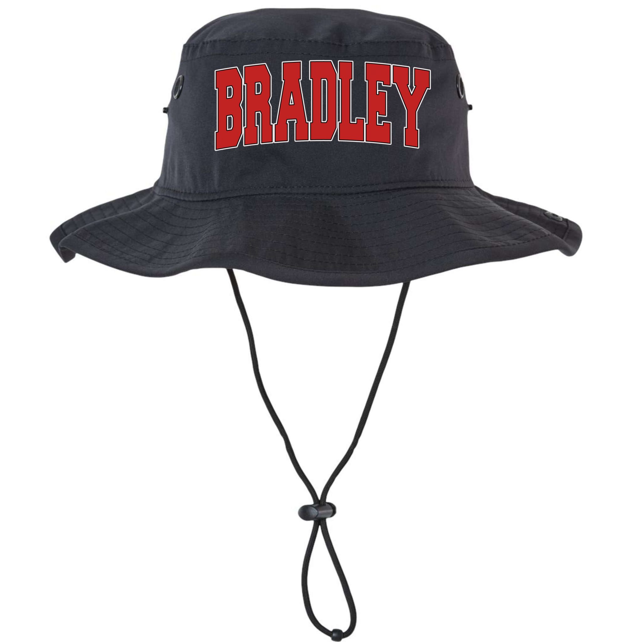 Bradley Il Illinois Varsity Style Usa Vintage Sports Cute Gift Bucket Hat