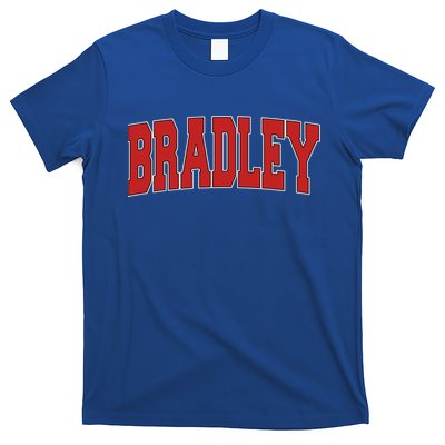 Bradley Il Illinois Varsity Style Usa Vintage Sports Cute Gift T-Shirt