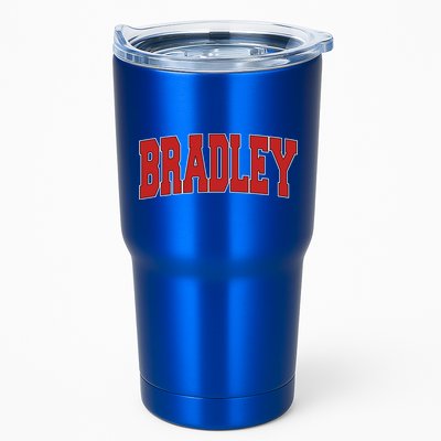 Bradley Il Illinois Varsity Style Usa Vintage Sports Cute Gift Tumbler