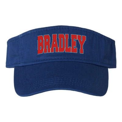Bradley Il Illinois Varsity Style Usa Vintage Sports Cute Gift Visor