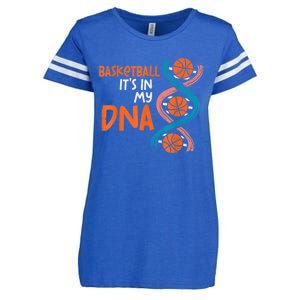 Basketball Is In My DNA Funny Coach Player Enza Ladies Jersey Football T-Shirt