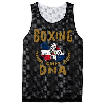 Boxing Is In My Dna Dominican Republic Flag Boxing Gloves Gift Mesh Reversible Basketball Jersey Tank