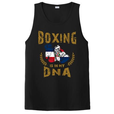 Boxing Is In My Dna Dominican Republic Flag Boxing Gloves Gift PosiCharge Competitor Tank