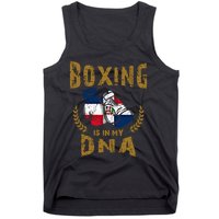 Boxing Is In My Dna Dominican Republic Flag Boxing Gloves Gift Tank Top