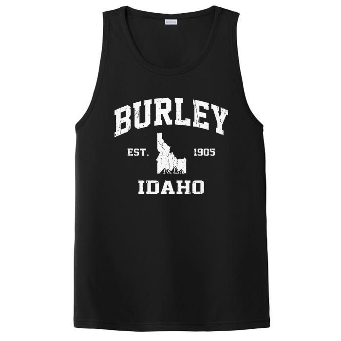 Burley Idaho ID Vintage State Athletic Style PosiCharge Competitor Tank