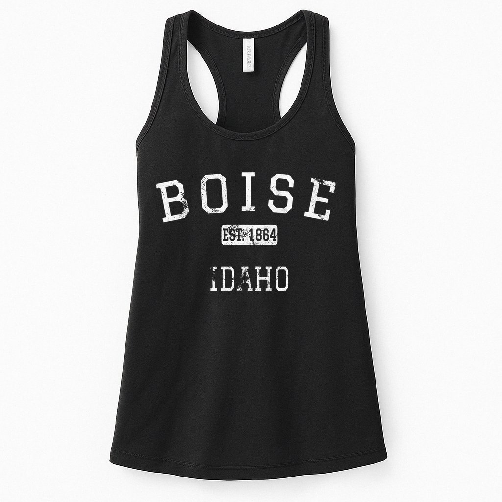 Boise Idaho ID Vintage Womens Tank Top