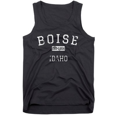 Boise Idaho ID Vintage Tank Top