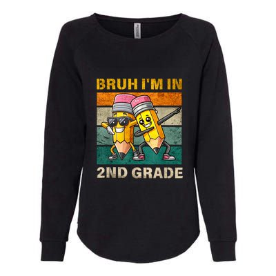 Bruh Im In 2nd Grade Funny Back To School Gift Womens California Wash Sweatshirt