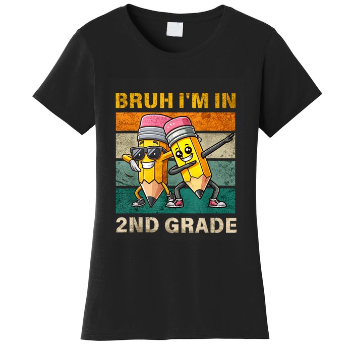 Bruh Im In 2nd Grade Funny Back To School Gift Women's T-Shirt