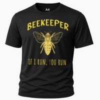 Beekeeper If I Run You Run Funny Beekeeping Lovers Performance Shirt