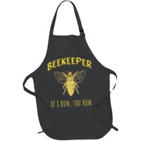 Beekeeper If I Run You Run Funny Beekeeping Lovers Apron