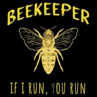 Beekeeper If I Run You Run Funny Beekeeping Lovers Flat Bill Trucker Hat
