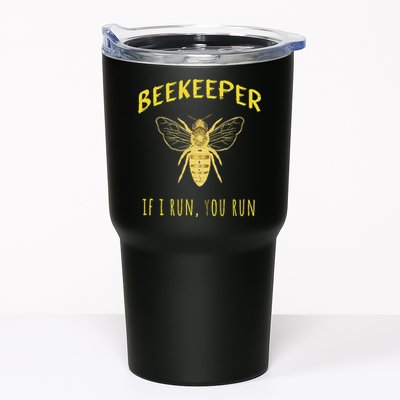 Beekeeper If I Run You Run Funny Beekeeping Lovers Tumbler