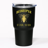 Beekeeper If I Run You Run Funny Beekeeping Lovers Tumbler
