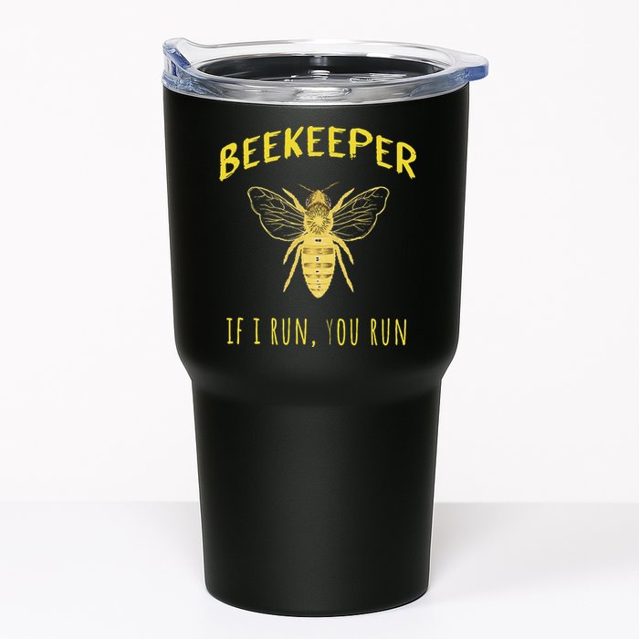 Beekeeper If I Run You Run Funny Beekeeping Lovers Tumbler