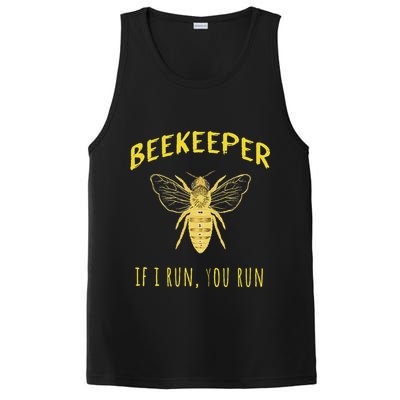 Beekeeper If I Run You Run Funny Beekeeping Lovers PosiCharge Competitor Tank