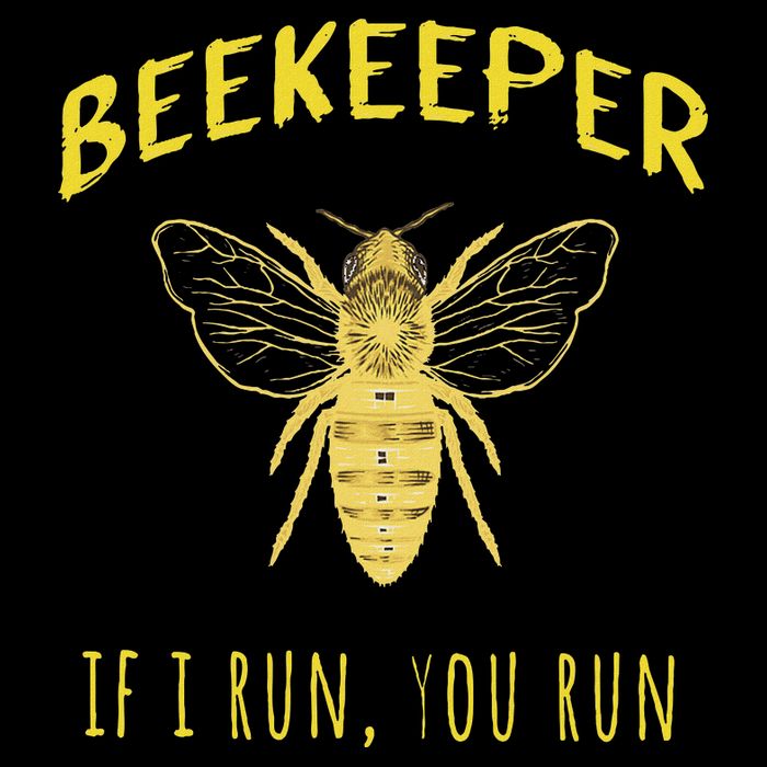 Beekeeper If I Run You Run Funny Beekeeping Lovers Visor