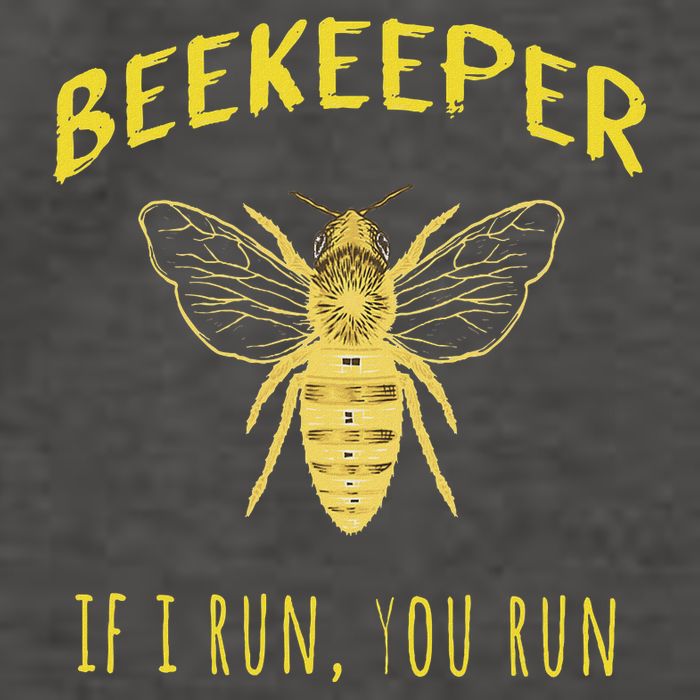 Beekeeper If I Run You Run Funny Beekeeping Lovers Vector Backpack