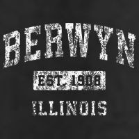Berwyn Illinois Il Vintage Established Sports Design Golf Towel
