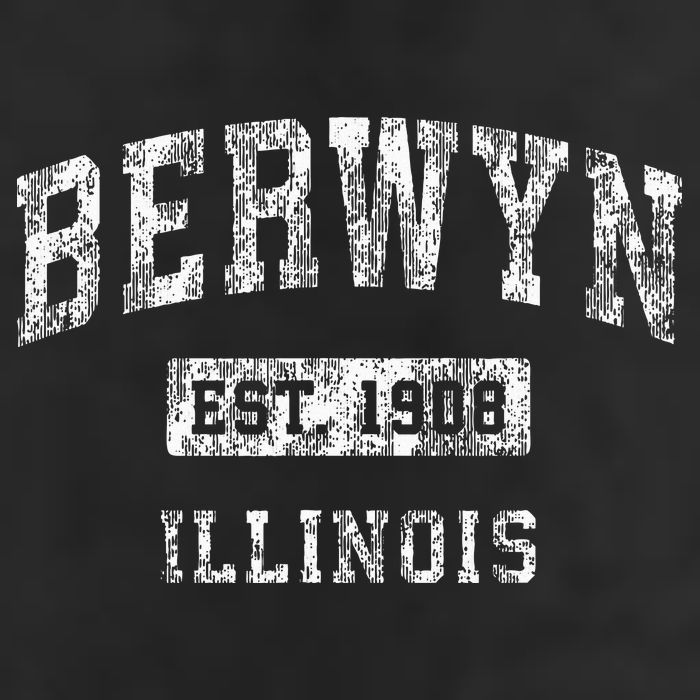 Berwyn Illinois Il Vintage Established Sports Design Golf Towel