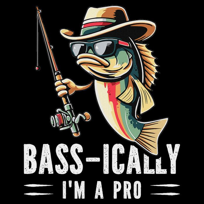 Bass Ically IM A Pro Bass Fishing Apparel For Bucket Hat